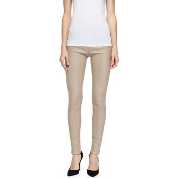 Helmut Lang Plonge Skinny Fit Leather Pants 00 - Picture 1 of 6